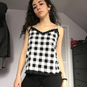 checkered tank